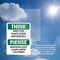Signmission Safety Culture Sign, 5 in Width, Vinyl Decal, Rectangle, Bilingual OS-2PACK-TS-D-57-L-11839 - alternate 4